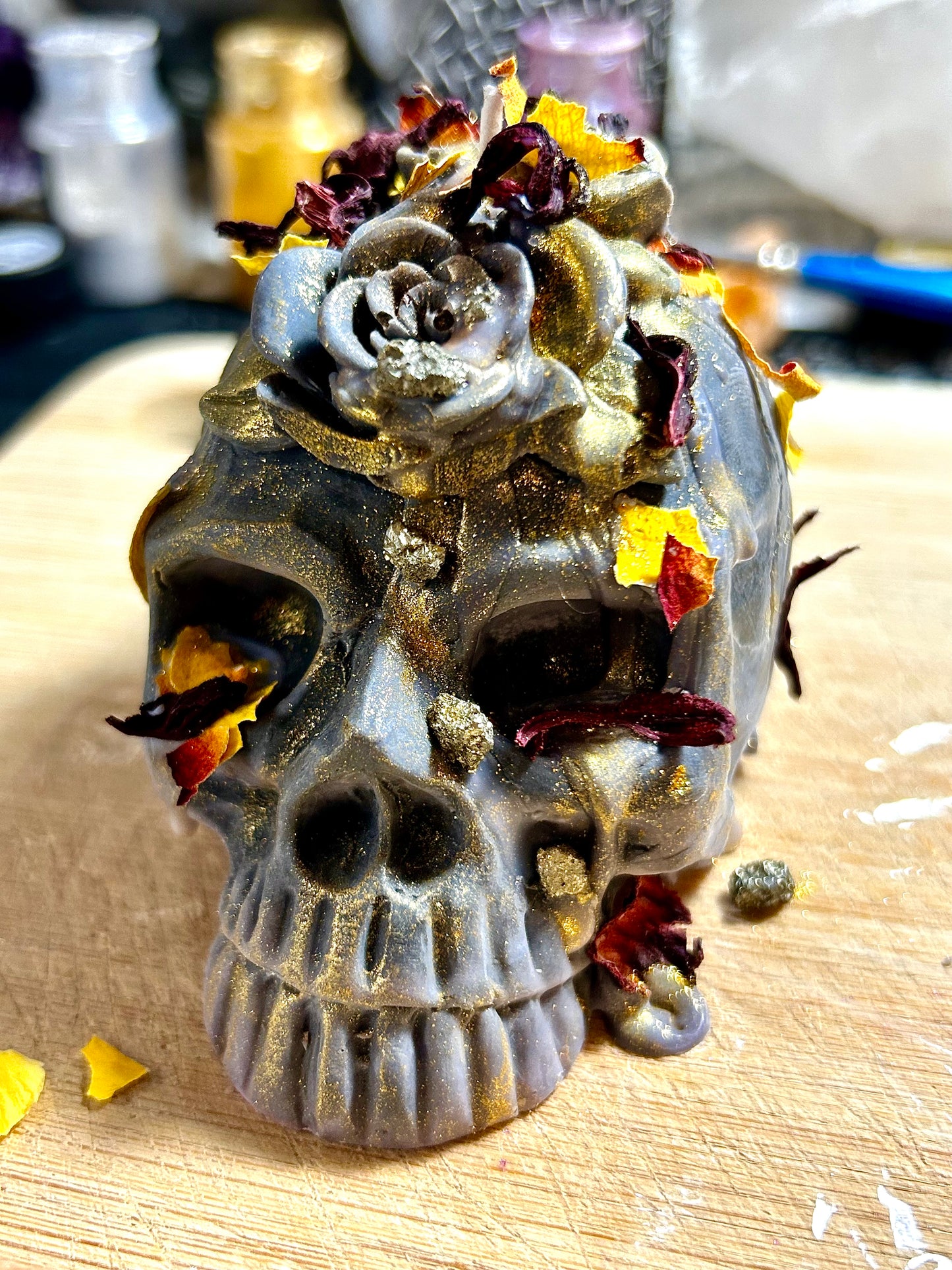 Organic Soy Skull Candles