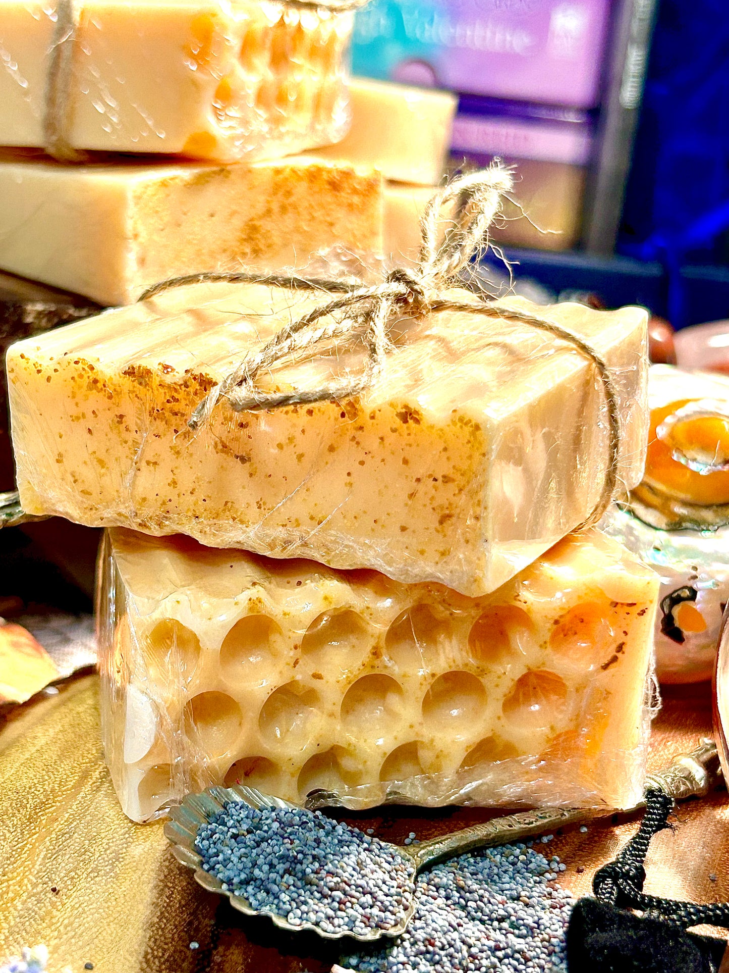 Organic Orange & Bee-Pollen Soap