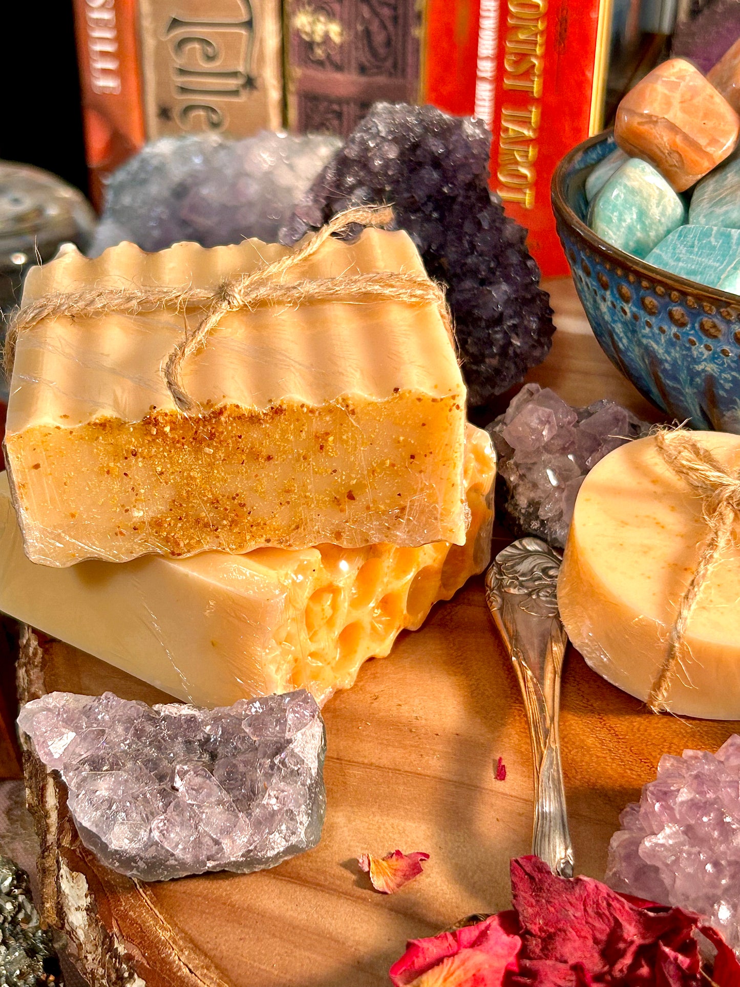 Organic Orange & Bee-Pollen Soap