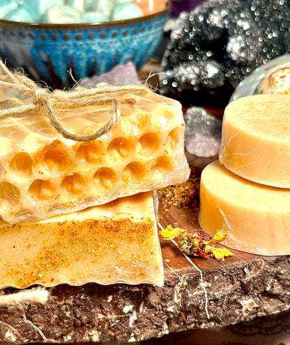 Organic Orange & Bee-Pollen Soap