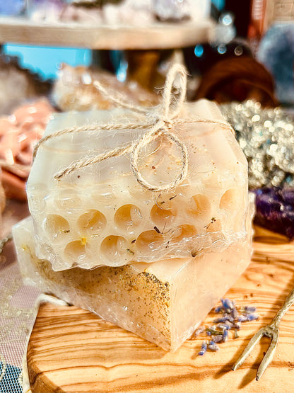 Organic Honey Lavender & Rosemary Soap