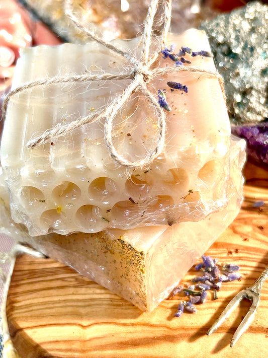 Organic Honey Lavender & Rosemary Soap