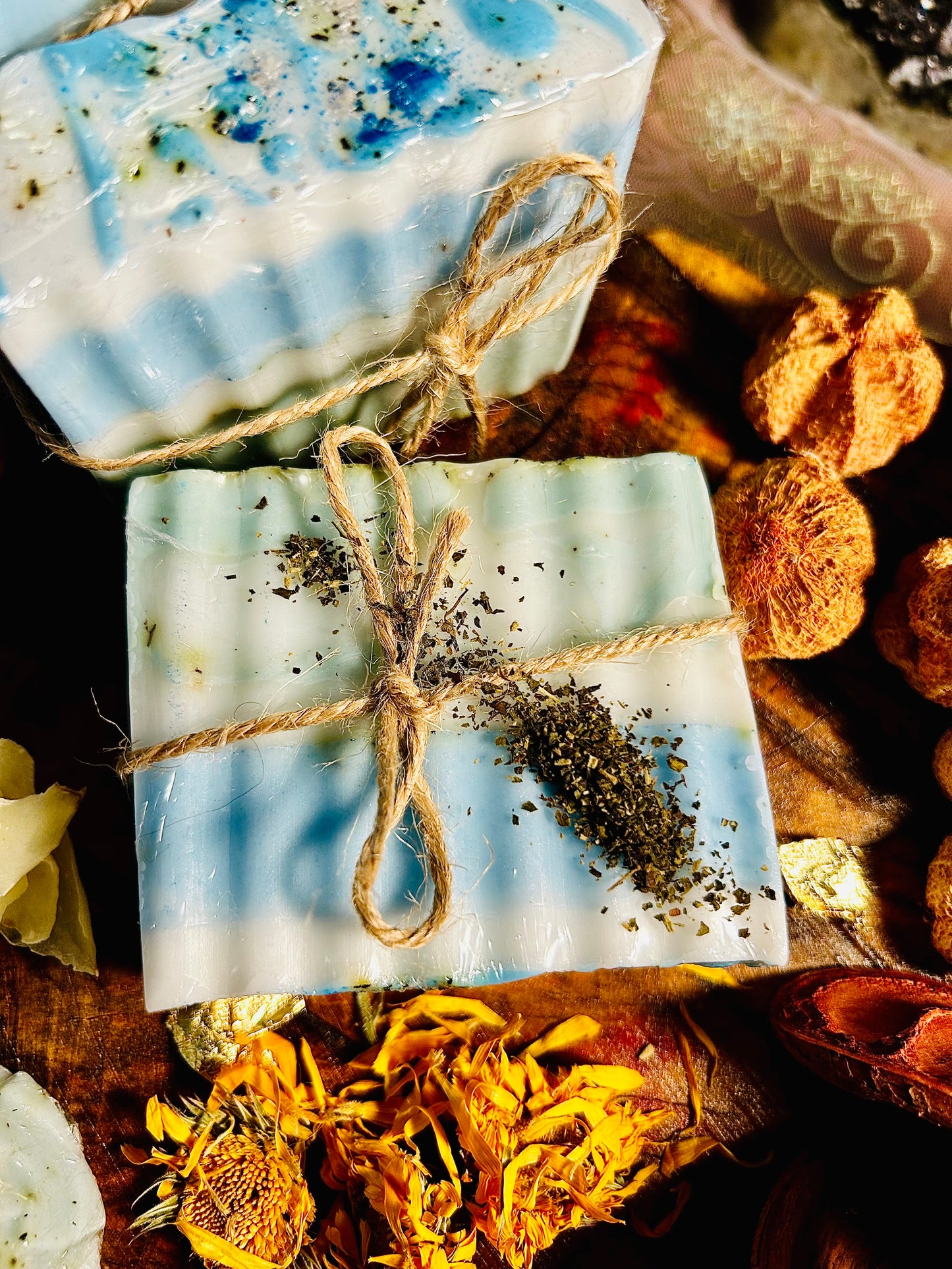 Organic Blueberry Tea & Coconut Soap