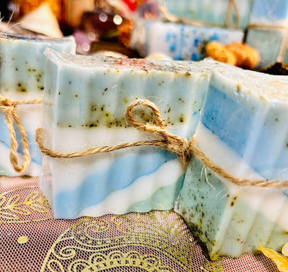 Organic Blueberry Tea & Coconut Soap